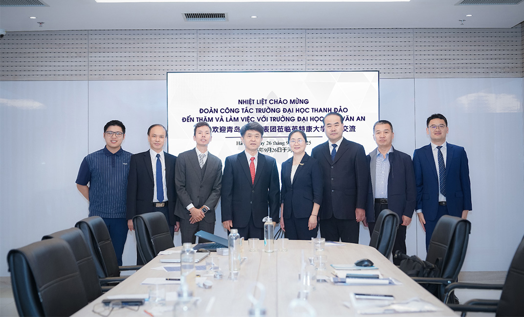 Trường Đại học Intracom gặp gỡ và trao đổi về cơ hội hợp tác cùng Trường Đại học Thanh Đảo (Trung Quốc) 1 thanh dao 1